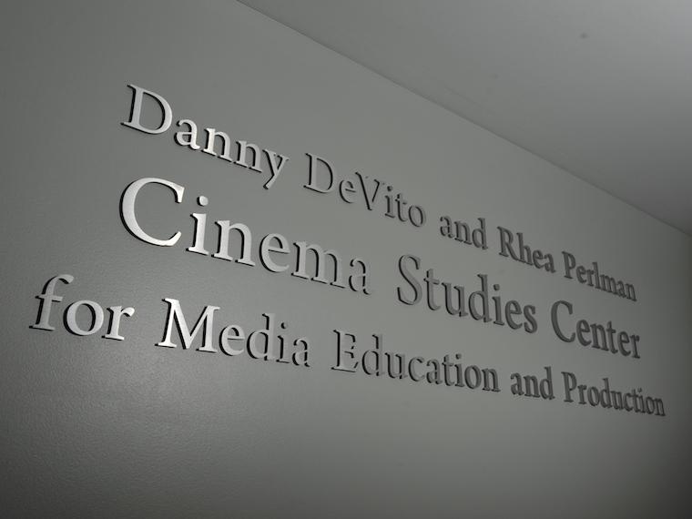 plaque honoring Danny DeVito and Rhea Perlman
