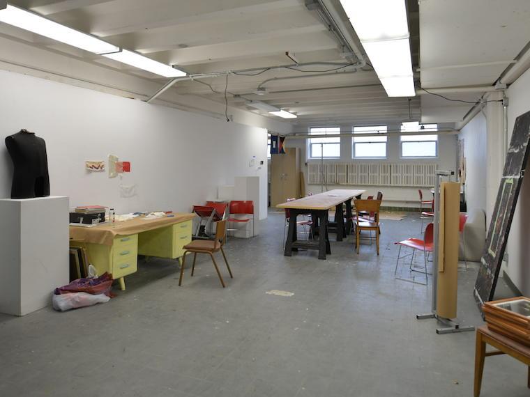 Photograph of an art studio