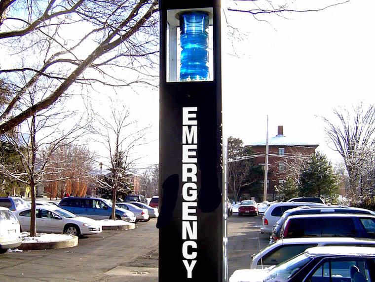 Photo of the Emergency Telephones on Campus
