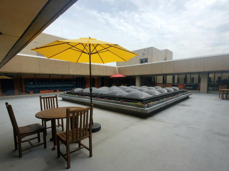 Sundeck of the Terrell Library