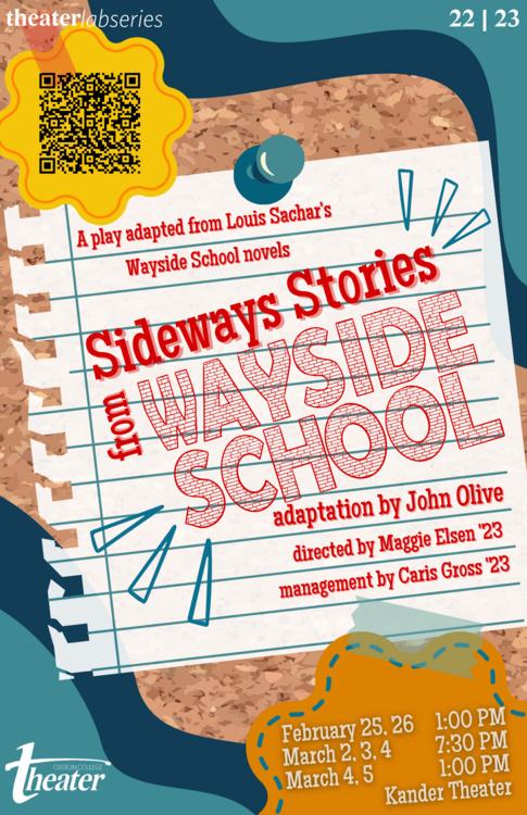 Theater Lab Series: Sideways Stories from Wayside School: February 25, 2023  1:00 PM