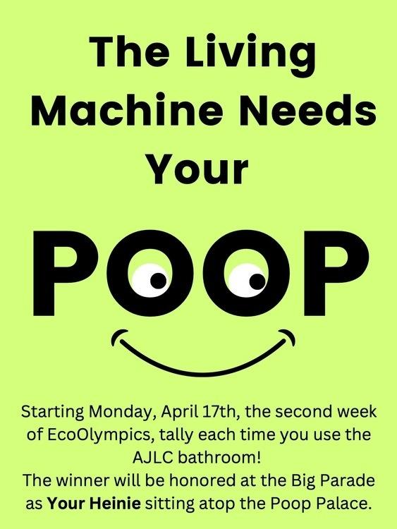 The Living Machine needs your poop!