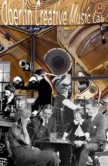 Collage image advertising the Creative Music Lab