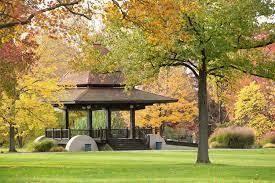 Photo of Clark Bandstand in fall 