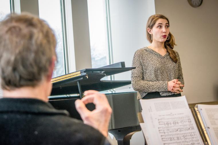 A singer receives a critique