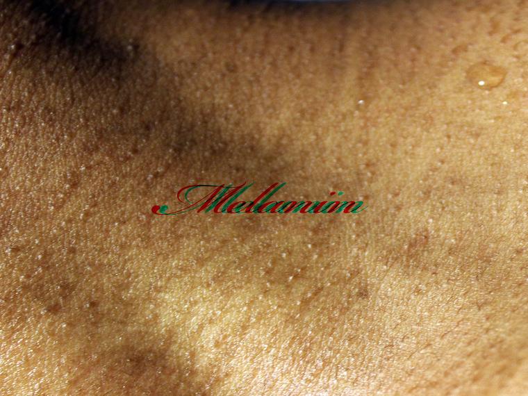 Nyquon Watson's piece "Melanin"