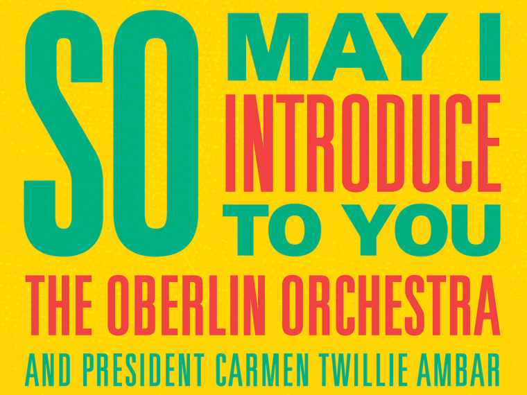 flyer announcing orchestra concert