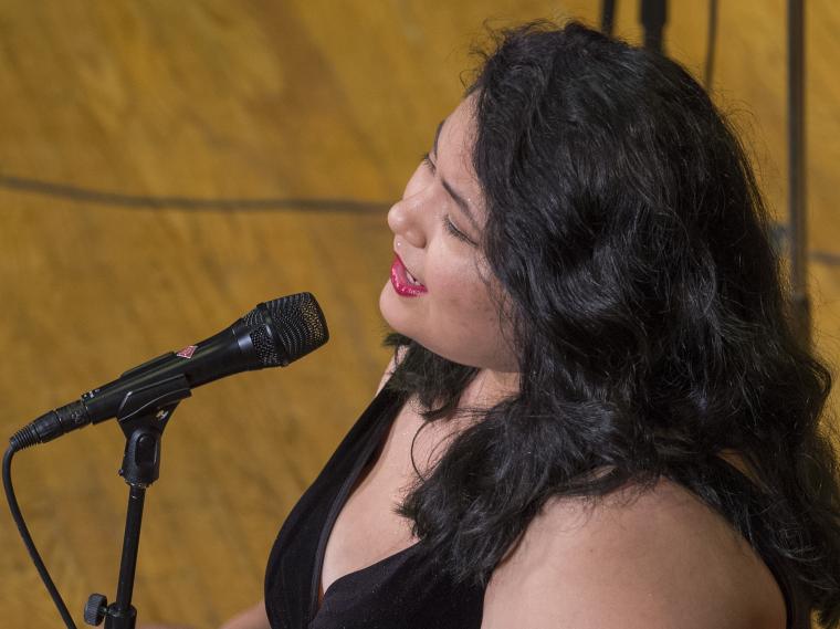 jazz singer Adriana Vergara