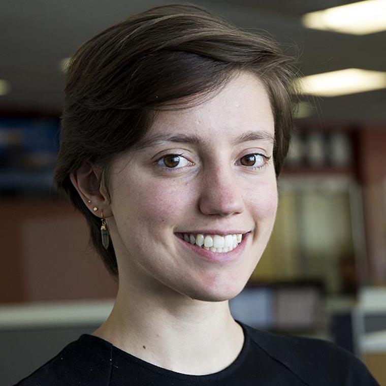 Headshot of Anna Bauman. Photo.