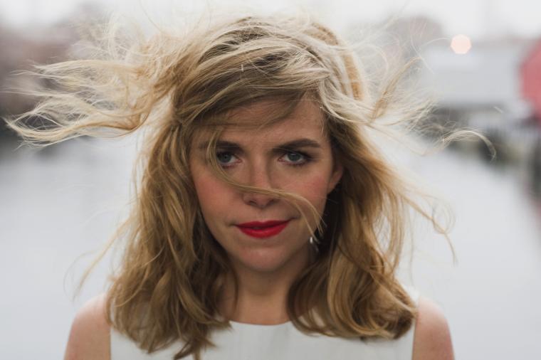 Aoife O’Donovan, whose hair is blowing in the wind
