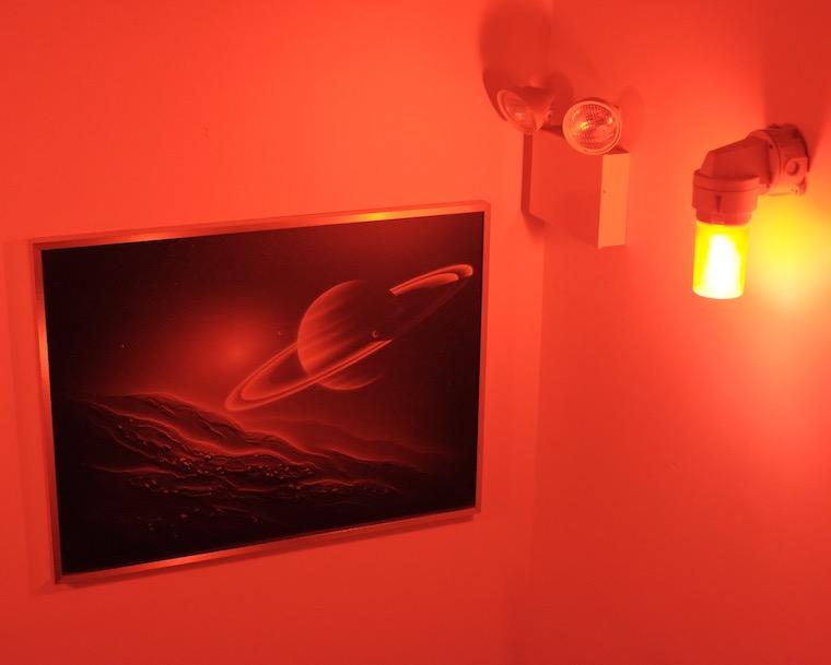 picture on wall of Oberlin College Observatory