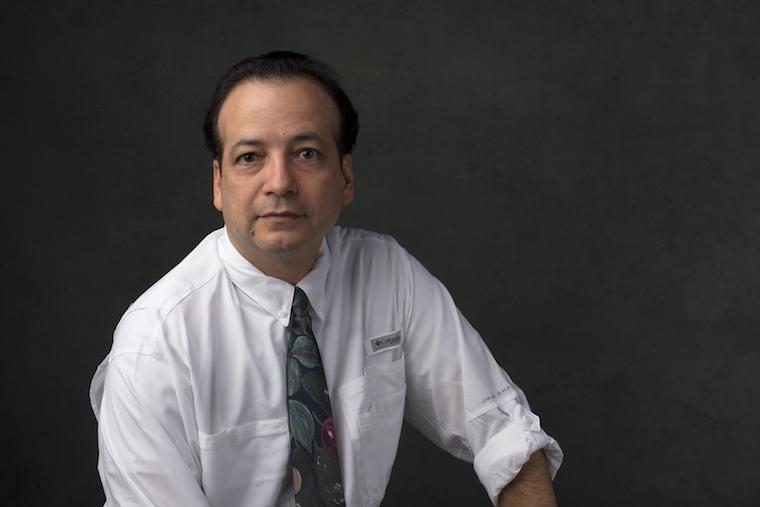  Baron Pineda seated for portrait