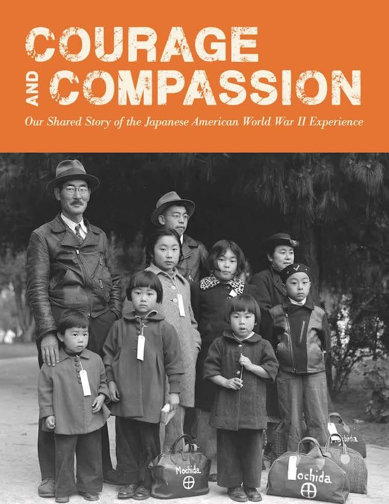 Postcard image of Courage and Compassion exhibit