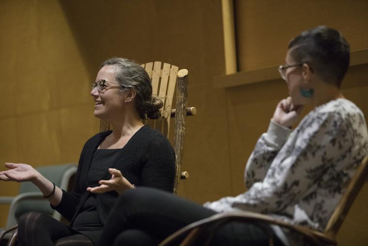 Thisbe Nissen and Abbey Mei Otis