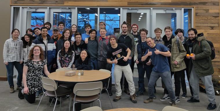 Group picture of computer science students