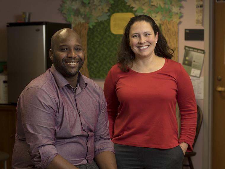 Eddie Gisemba and Brook Escobedo