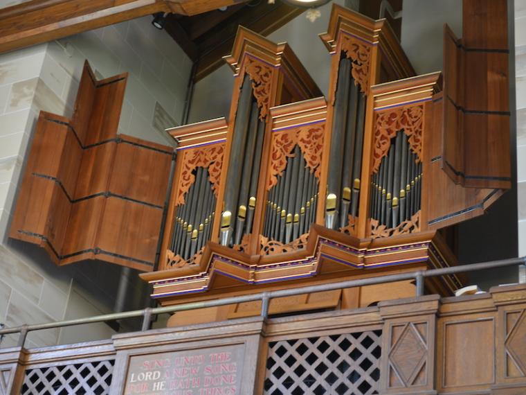 Bridge Organ in Fairchild Chapel.