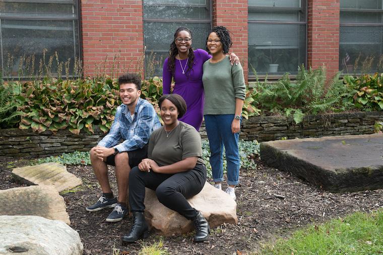 Portrait of Oberlin geology students