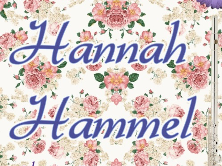 Hannah Hammel recital poster.