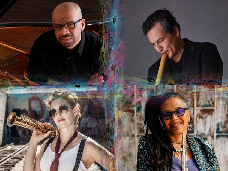 Four guest artists of the Oberlin Improv Festival