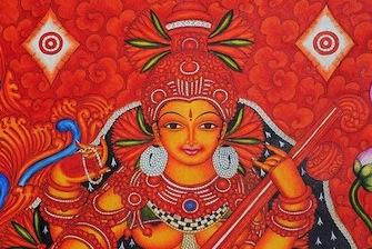 An Indian goddess