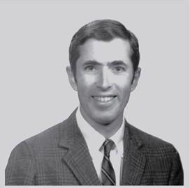 Black and White headshot of Dick Levin
