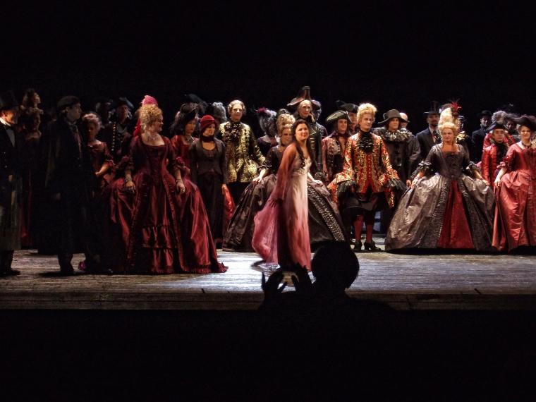 opera scene on stage