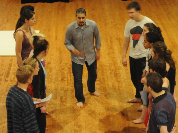 Students and instructor