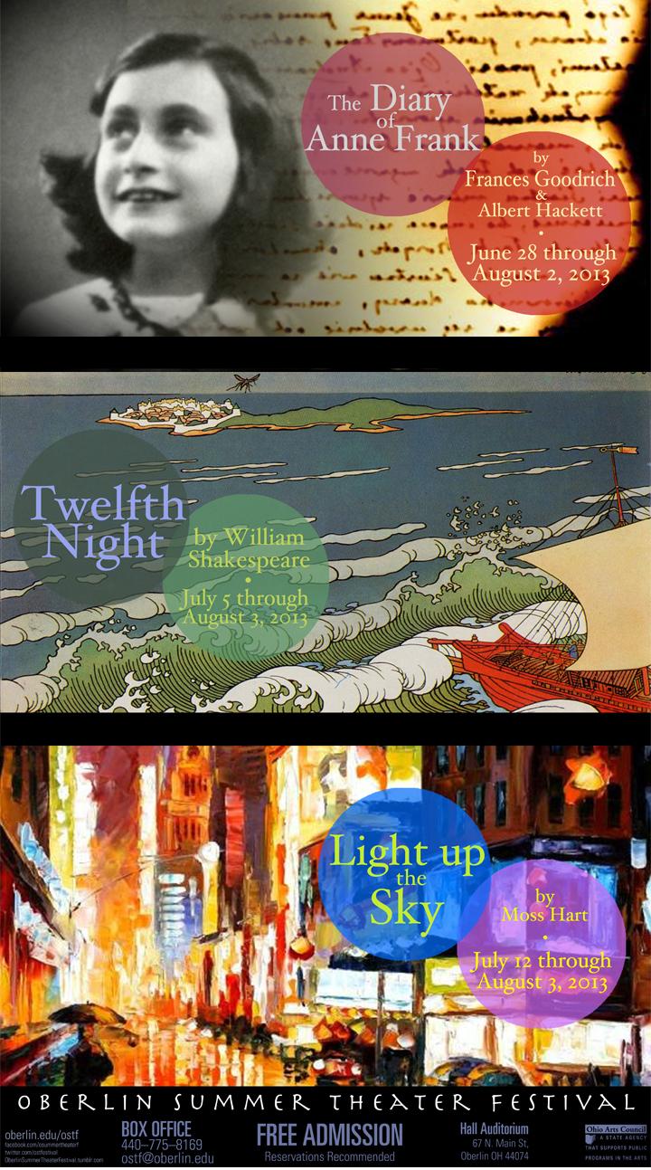 Oberlin Summer Theater Festival poster