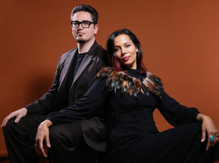Francesco Turrisi and Rhiannon Giddens