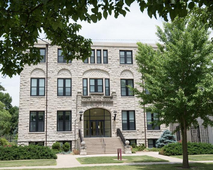 exterior of Rice Hall.
