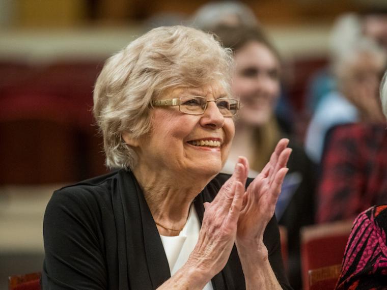 retired voice professor Daune Mahy.