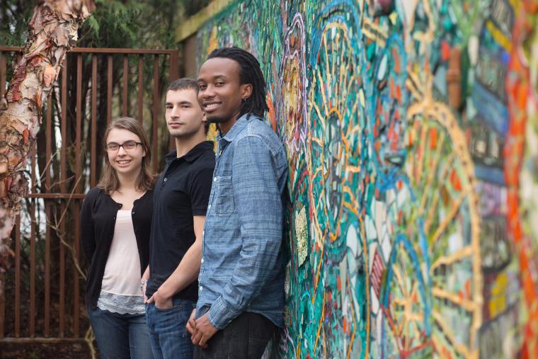  Shauna Godfrey, Ty Diringer, and Peterson Njamunge