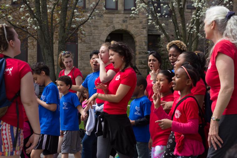 Children of the Boyz and Girls in Motion at the Big Parade