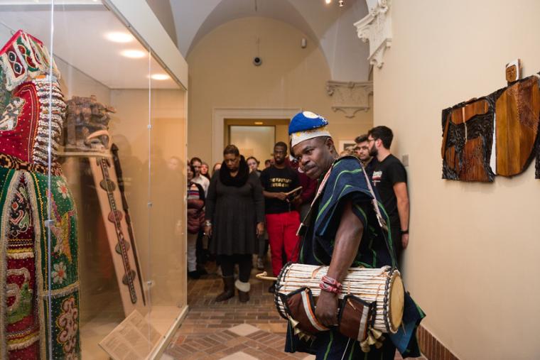 African objects on display