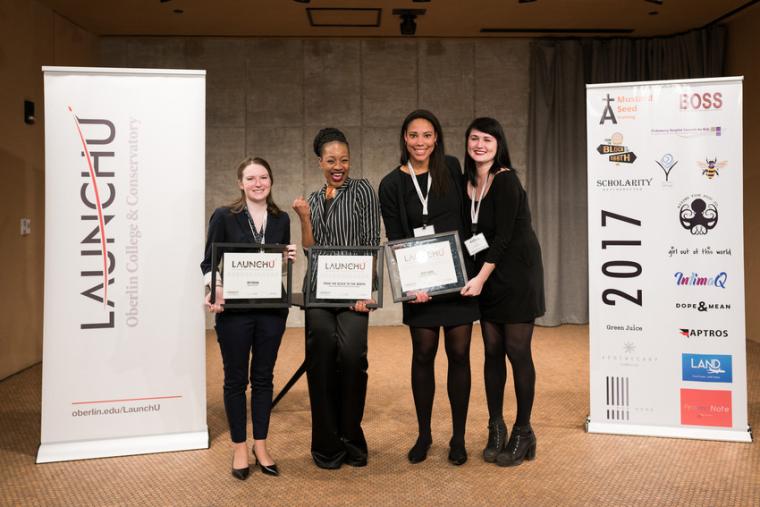 This years four LaunchU pitch competition winners