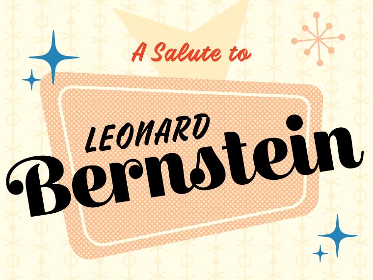 clip art providing salutation to Leonard Bernstein