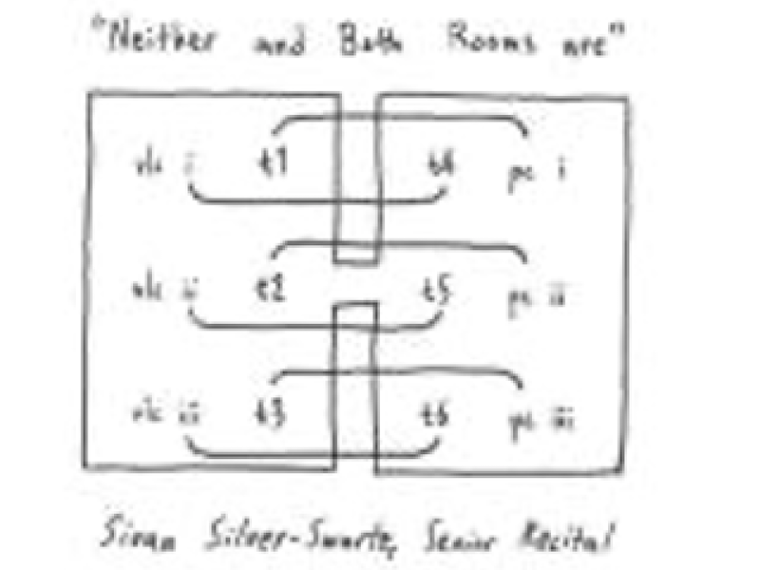 Sivan Silver-Swartz recital poster.