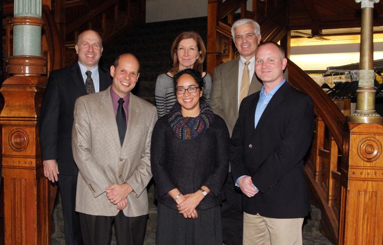 Award winners with President Krislov