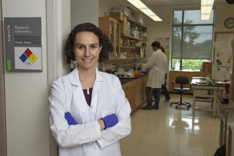 Tracie Paine in her lab