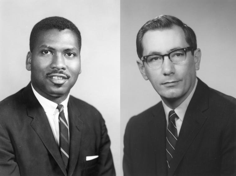 Professors Olly Wilson and John Clough.