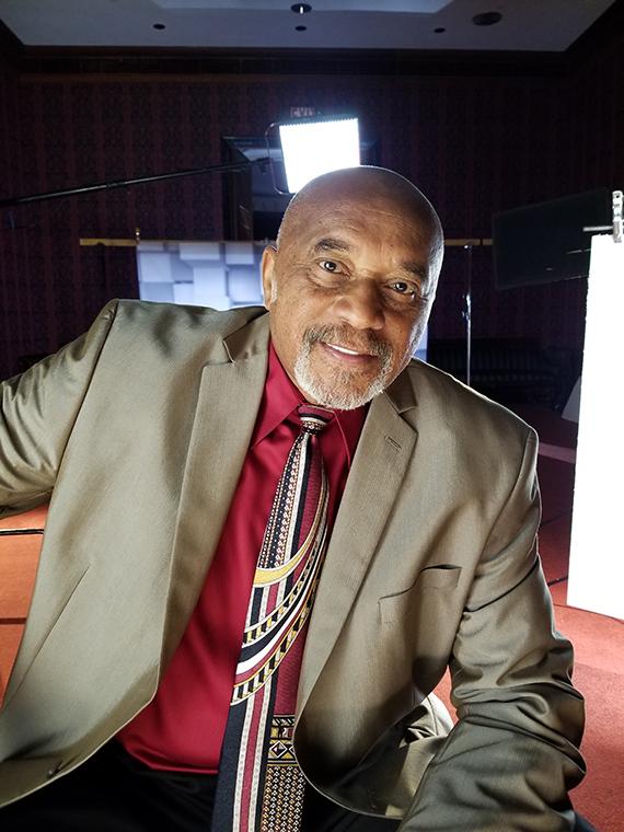 Tommie Smith portrait.