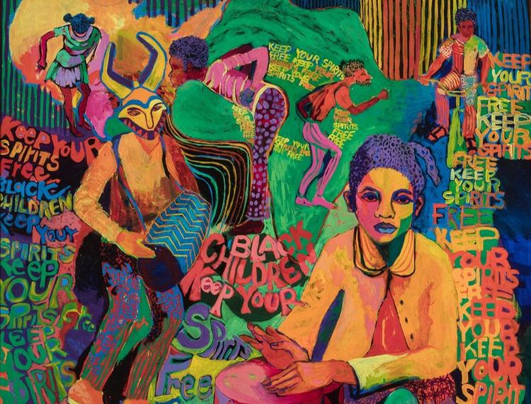 Carolyn Lawrence painting.