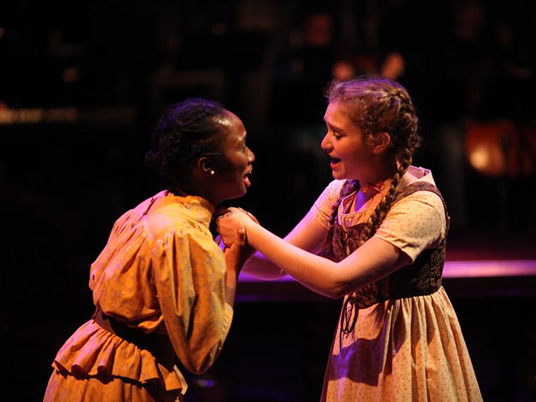 Production photo of Spring Awakening, Book and Lyrics by Steven Sater, Music by Duncan Sheik, Directed by Chris Flaharty, Hall Auditorium, Dec 1-4, 2016