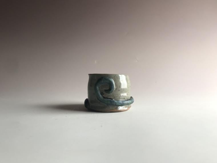 cup with swirl detail