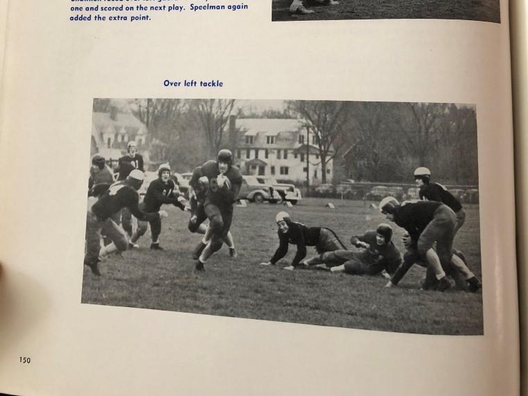 Football at Oberlin in 1945.